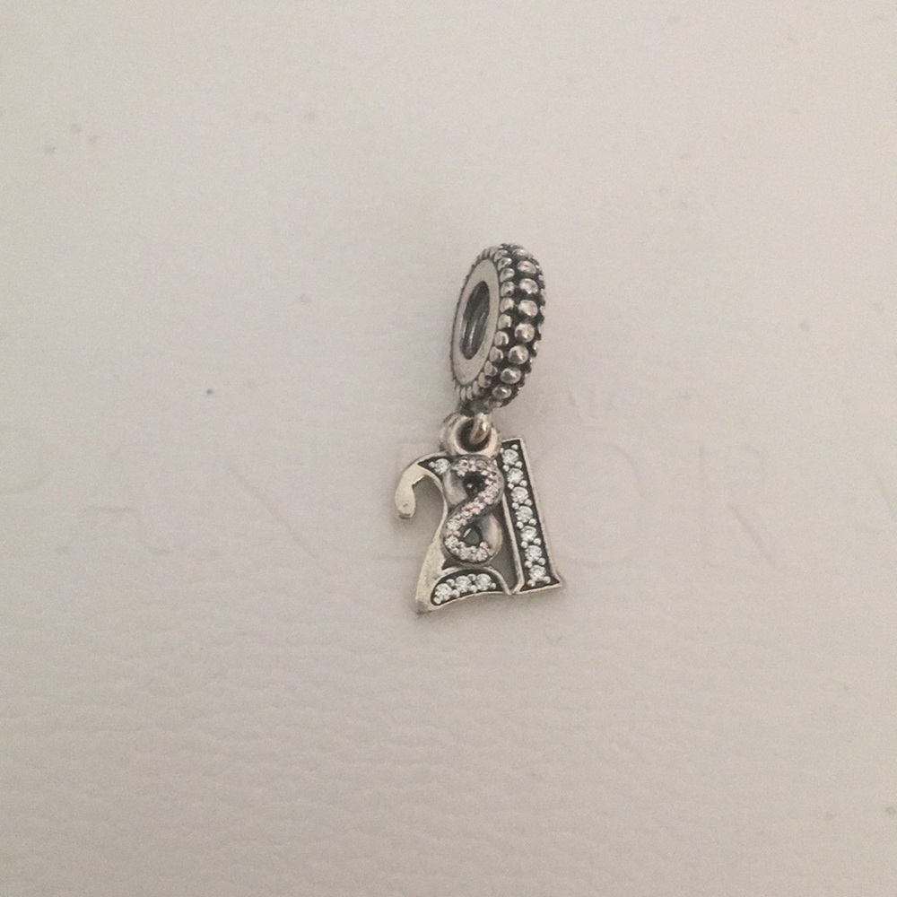 21st Birthday Pandora Charm